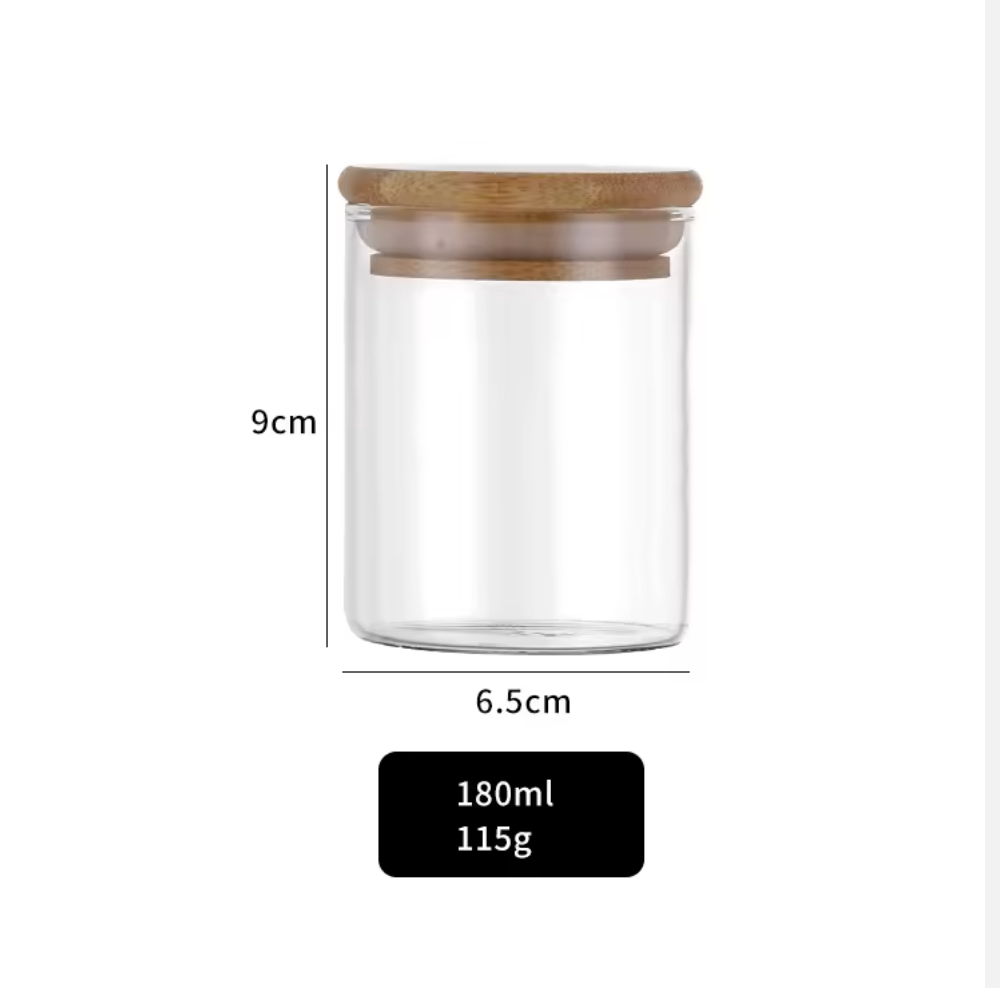 Set de 12 Frascos de Vidrio Eco